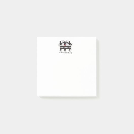 Think+Pray+Act plakbriefjes Post-it® Notes (Voorkant)