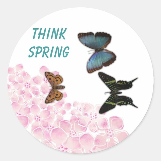 Think Spring - Sticker (Voorkant)