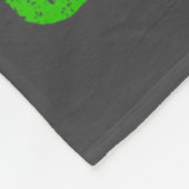 Think Strong Not Skinny Motivational Fitness  Fleece Deken (Hoek)