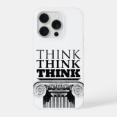 Think Think Think 12-staps iPhone 15 Pro hoesje (Achterkant)