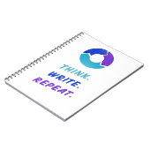 Think. Write. Repeat. Notebook Notitieboek (Linkerzijde)