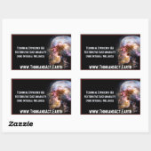 ThinkandAct.Earth "Funthreementals" Rechthoekige Sticker (Vel)