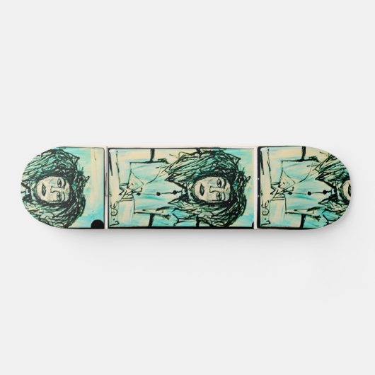 THINKER DREAD GREEN GRAFF PERSOONLIJK SKATEBOARD (Horizontaal)