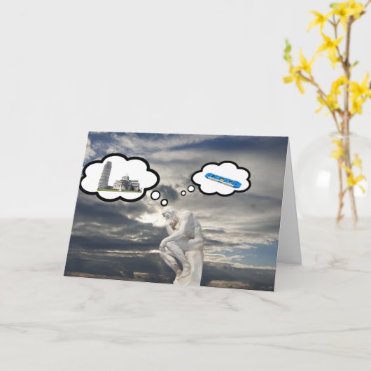 Thinker Kaart (Gele Bloem)