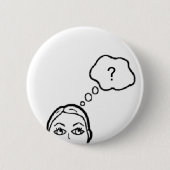 Thinker Pin Ronde Button 5,7 Cm (Voorkant)