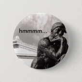 Thinker Ronde Button 5,7 Cm (Voorkant)