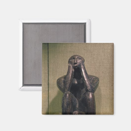 Thinker van Cernovoda, Hamangia Culture Magneet (Voorkant / Achterkant)