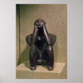 Thinker van Cernovoda, Hamangia Culture Poster (Voorkant)