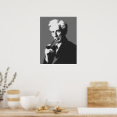 Thinkers - Bertrand Russell Poster (Keuken)
