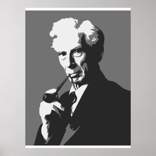 Thinkers - Bertrand Russell Poster (Voorkant)
