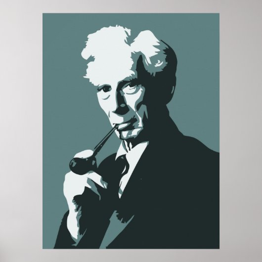 Thinkers - Bertrand Russell Poster (Voorkant)