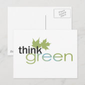 ThinkGreen Briefkaart (Voorkant / Achterkant)
