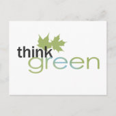 ThinkGreen Briefkaart (Voorkant)