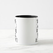 Thinking About My Skis Funny Skier Winter Sports Mok (Midden)