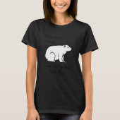Thinking About Polar Bears Cute Bear Wildlife T-shirt (Voorkant)