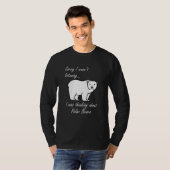 Thinking About Polar Bears Wildlife Nature Adventu T-shirt (Voorkant volledig)