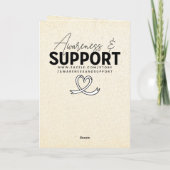 Thinking About You | How can I Help | Chronic Ill Kaart (Achterkant)