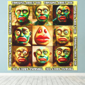 Thinking About You | LIKE YOU Collection Canvas Afdruk (Insitu (Houten vloer))