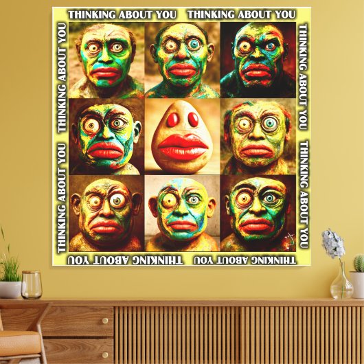 Thinking About You | LIKE YOU Collection Canvas Afdruk (Insitu (Woonkamer))