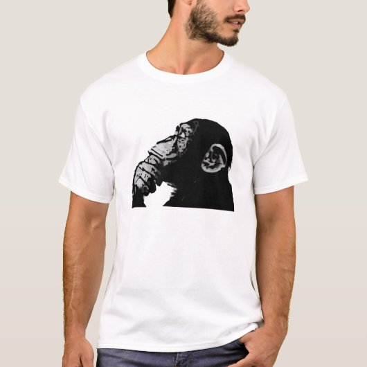 Thinking Chimp T-shirt (Voorkant)
