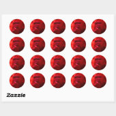 Thinking Gorilla Ronde Sticker (Vel)