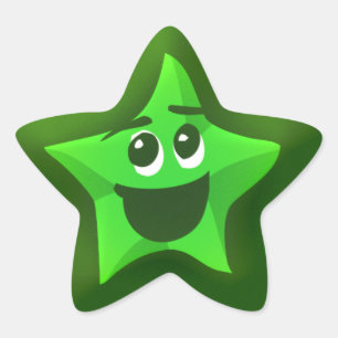 Thinking Green Star Stickers