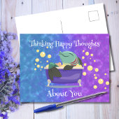 Thinking Happy Thoughts About You – Soaking Fish Briefkaart