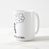 Thinking_is_fun Koffiemok (Voorkant rechts)