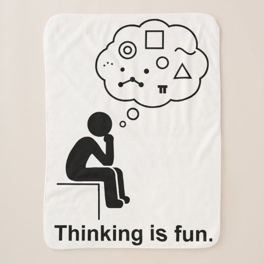 Thinking_is_fun Sherpa Deken (Voorkant)