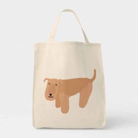 Thinking Lakeland Terrier Tote Bag (Voorkant)