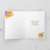 Thinking of You Autumn Teacup Beautiful Day Card Kaart (Binnen)