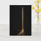 Thinking of You Beam of Light In Doorway Kaart (Gele Bloem)