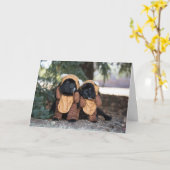 Thinking of you bears kaart (Gele Bloem)