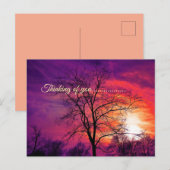 thinking of you  briefkaart (Voorkant / Achterkant)