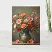 Thinking of You Bright Flowers in Pitcher Kaart (Voorkant)