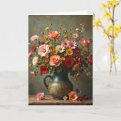 Thinking of You Bright Flowers in Pitcher Kaart (Gele Bloem)