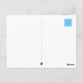 'Thinking of you' Cat & Mouse Fiets Custom Briefkaart (Achterkant)