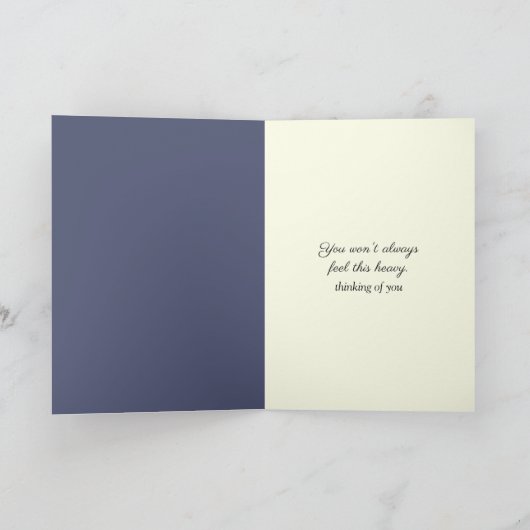 Thinking of You Door with Sunshine  Kaart (Binnen)