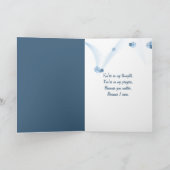 Thinking of You Duckling In a Blue T-shirt Pocket Kaart (Binnen)