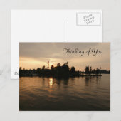"Thinking of You" — Duizenden eilanden Sunset Briefkaart (Voorkant / Achterkant)