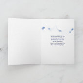 thinking of you frayed blue jean hole kaart (Binnen)