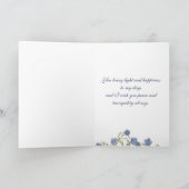 Thinking of You Friend Flower Bouquet Card Kaart (Binnen)