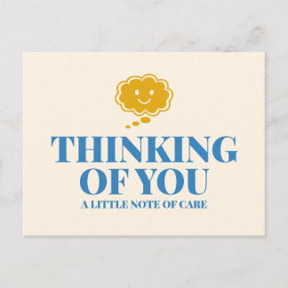 Thinking of You Friendship Encouragement Postcard Briefkaart