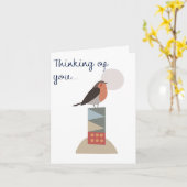 Thinking of you greeting card kaart (Gele Bloem)