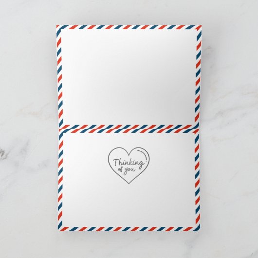 Thinking of You Greeting Kaart (Binnen)