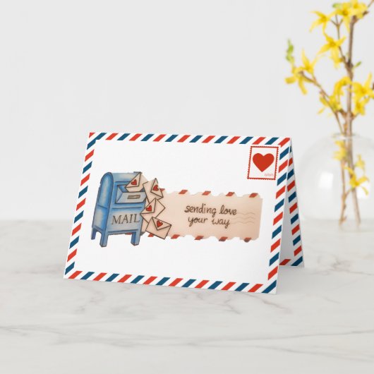 Thinking of You Greeting Kaart (Gele Bloem)