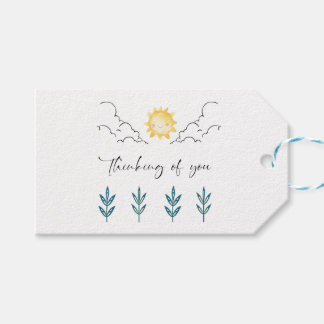 Thinking of you Heart stickers Cadeaulabel