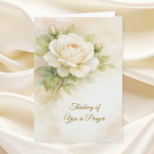 Thinking of You in Prayer Christian Sympathy Kaart