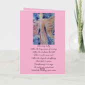 Thinking of you  kaart (Achterkant)