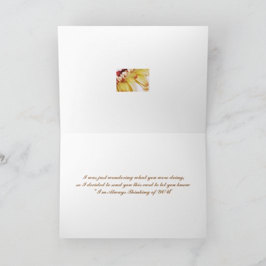 Thinking of You... Kaart (Binnen)